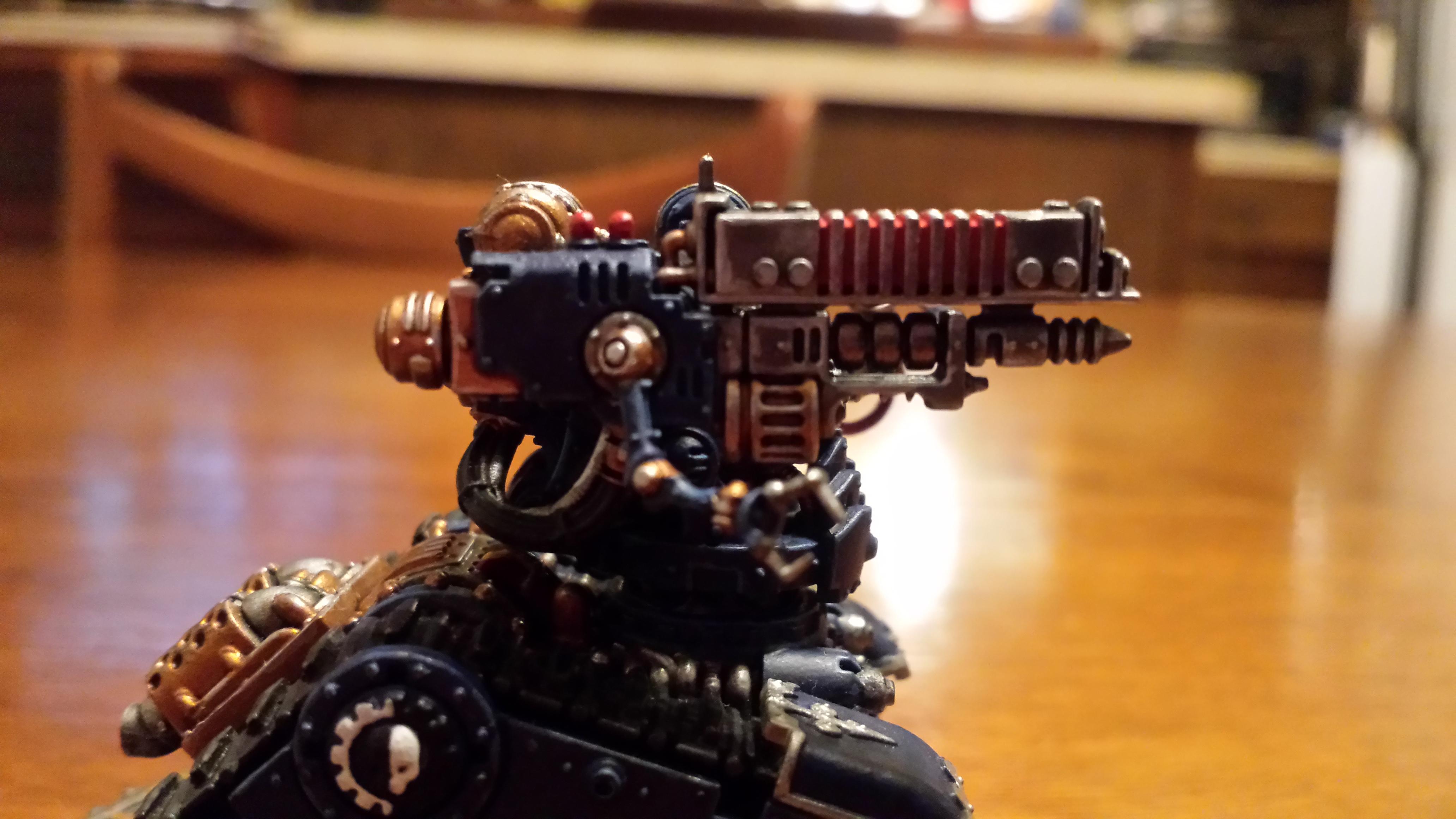 Adeptus Mechanicus, Battle, Blue, Cult Mechanicus, Heavy Arc Rifle